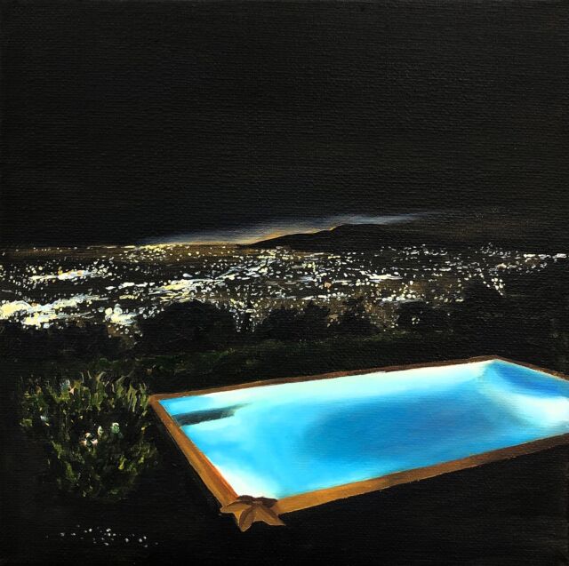 Nightscape with pool (2024), olio su tela, 30x30 cm

🎨 Piccolo studio di paesaggio realizzato durante la residenza @viafarini_org grazie al contributo di @elisa_tarsio 💙

~

Nightscape with pool (2024), oil on canvas, 30x30 cm

🎨 Small landscape painting study realized during the art residency at Via Farini in Milan. Available on @artfinder_com 

#poolpainting #poolart #oilpaintingoncanvas #oilpaintingtechniques #allaprimapainting #minipainting #affordablepaintings #landscapepaintings #swimminglove #nightpainting #nightscapes #artresidency #viafariniinresidence #pitturaolio #oliosutela #pitturacontemporanea #pitturacontemporaneaitaliana #artistcoachingitalia #poolseries #emergingpainter